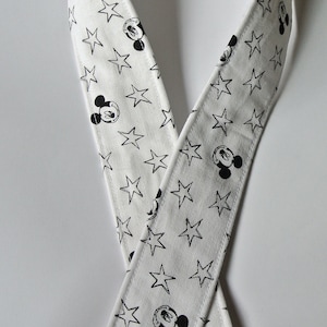 Kameraband "Mickey Star BW"