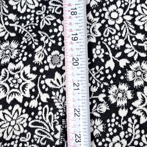 Vanessa Virginia Anthropologie Peplum Top Corset Back Black White Floral Romantic Blouse Size Large afbeelding 9