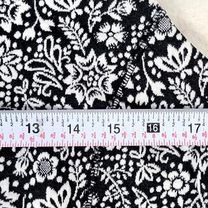 Vanessa Virginia Anthropologie Peplum Top Corset Back Black White Floral Romantic Blouse Size Large afbeelding 8