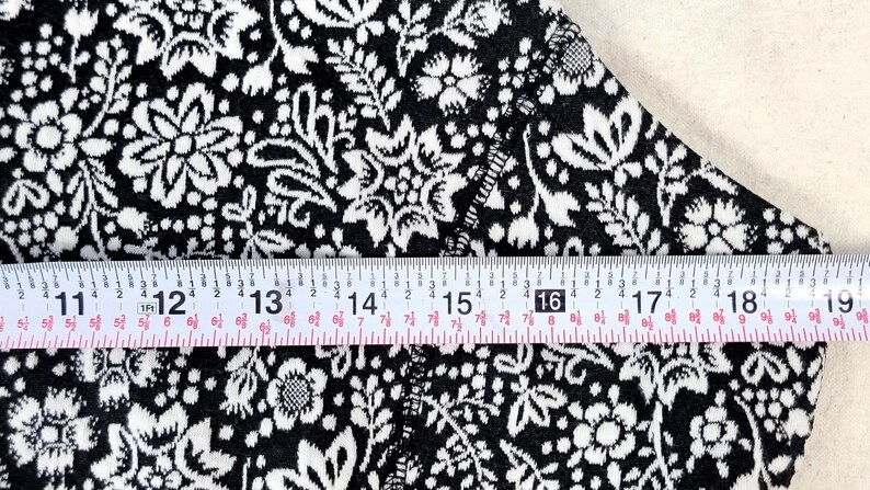 Vanessa Virginia Anthropologie Peplum Top Corset Back Black White Floral Romantic Blouse Size Large afbeelding 8