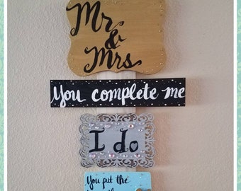Personalized Cinderella Wedding Stats Wood Sign: Wall Art Decor