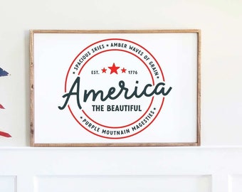 America Logo SVG Cut File