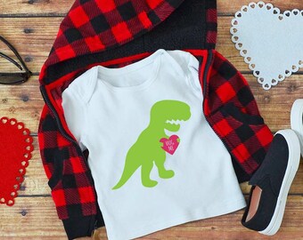 T - Rex Hug Me SVG Cut File