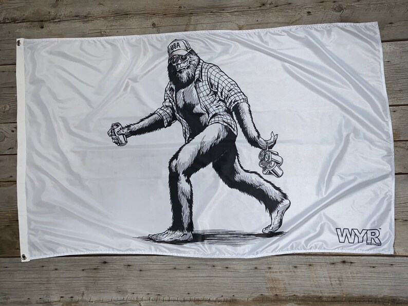Sasquatch Flag - Etsy