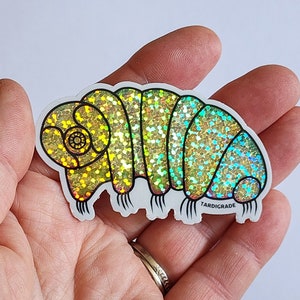 Tardigrade Glitter Sticker