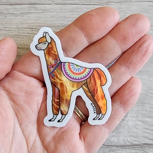 Adesivo olografico alpaca - Etsy Italia