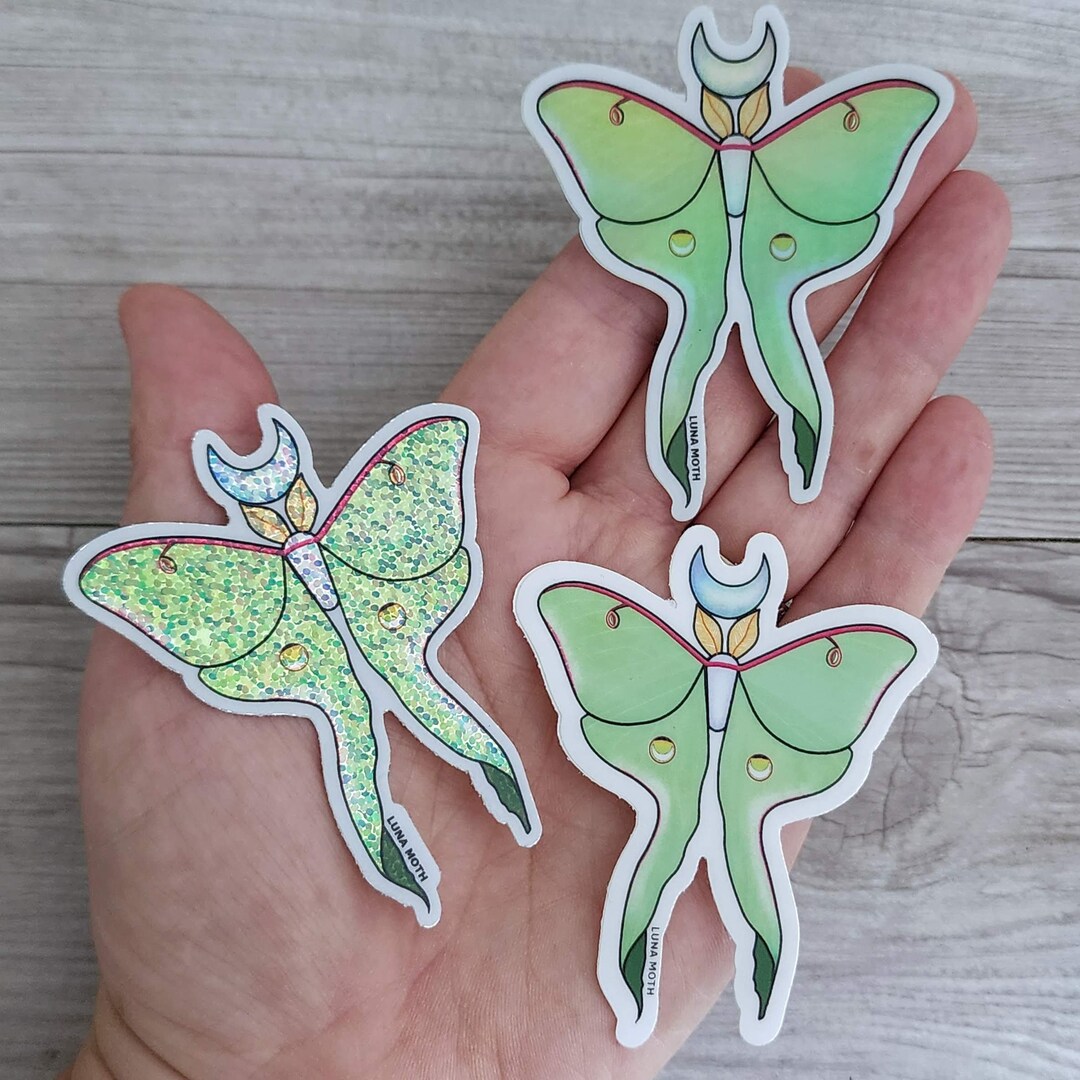 Luna Moth Sticker - Etsy