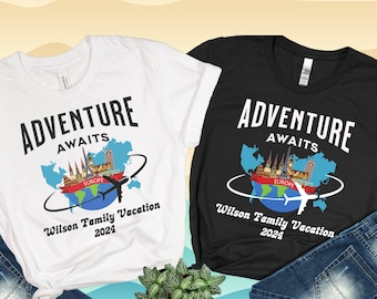 Personalized Europe Vacation Shirt: Custom Family Travel Tee