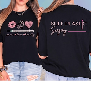 Peace Love Beauty Tee - Sule Plastic Surgery - Unisex Cotton Top