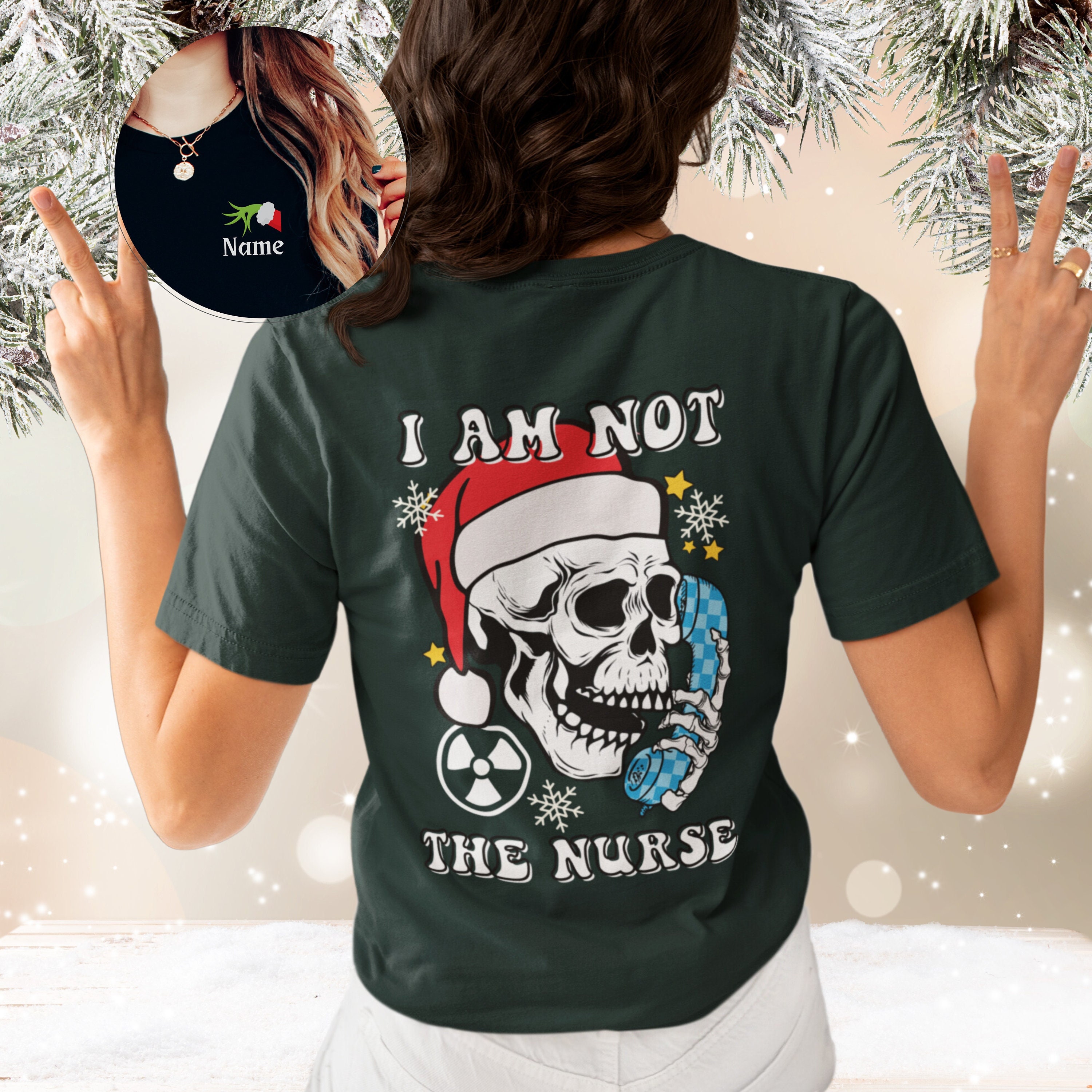 Dear Santa I Did Try To Be A Good Nephrology Nurse Christmas T-Shirt Dear Santa I Did Try To Be A Good Nephrology Nurse Christmas T-Shirt