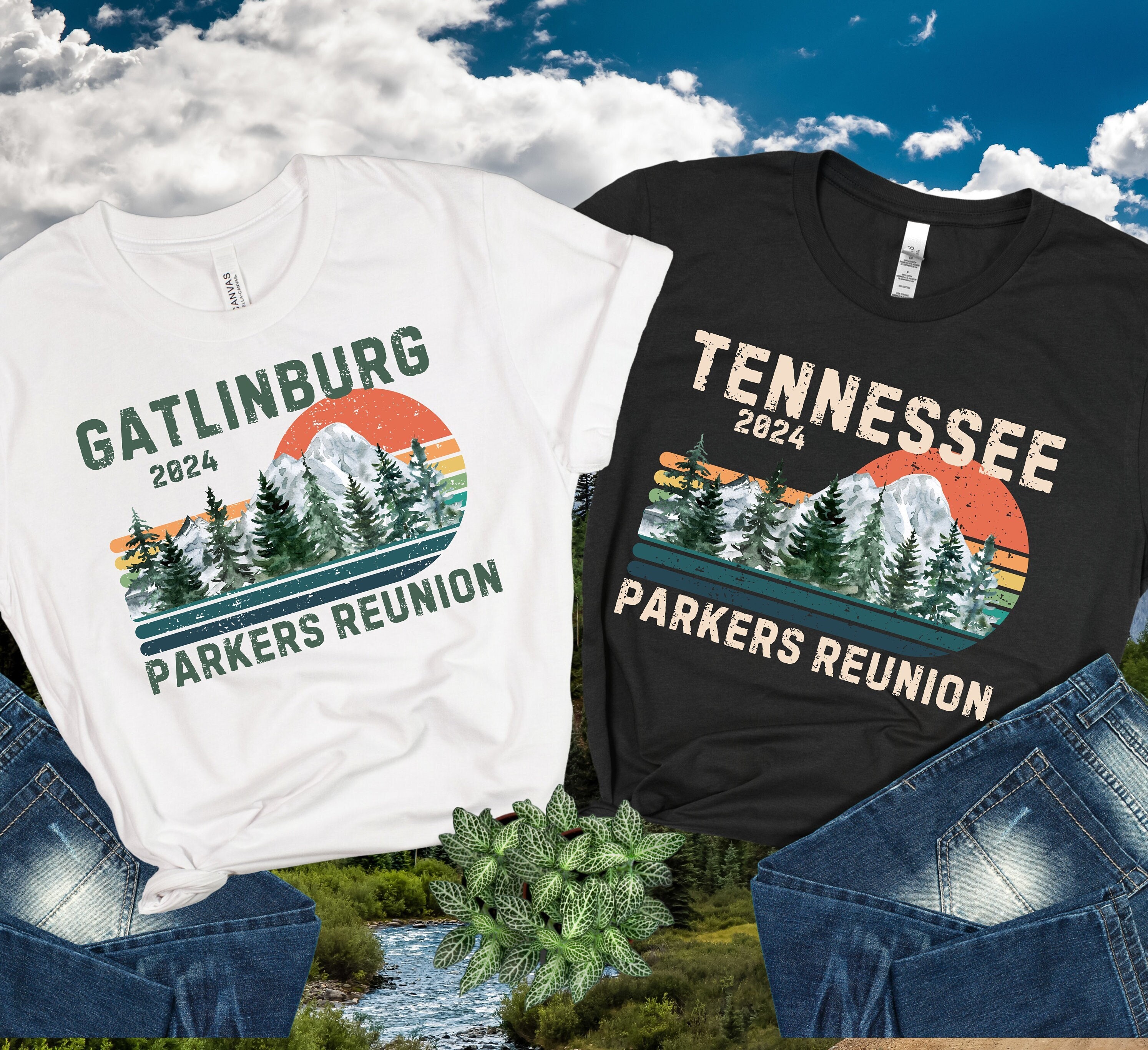 Custom Family Reunion T-Shirt: Gatlinburg Cabin Vacation Shirts