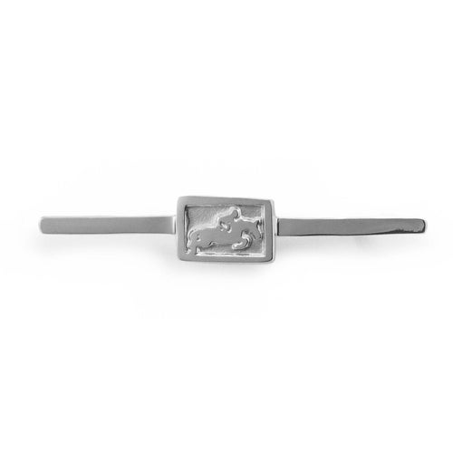 Sterling Silver Equestrian Dee Bit Stock Tie Pin / Sterling Etsy