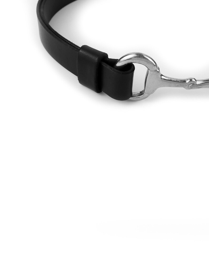 Leather Horse Snaffle Bit Belt / Pewter Horse Bit Belts / Etsy