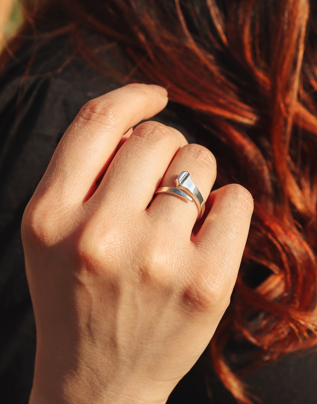 Horseshoe Nail Ring Etsy