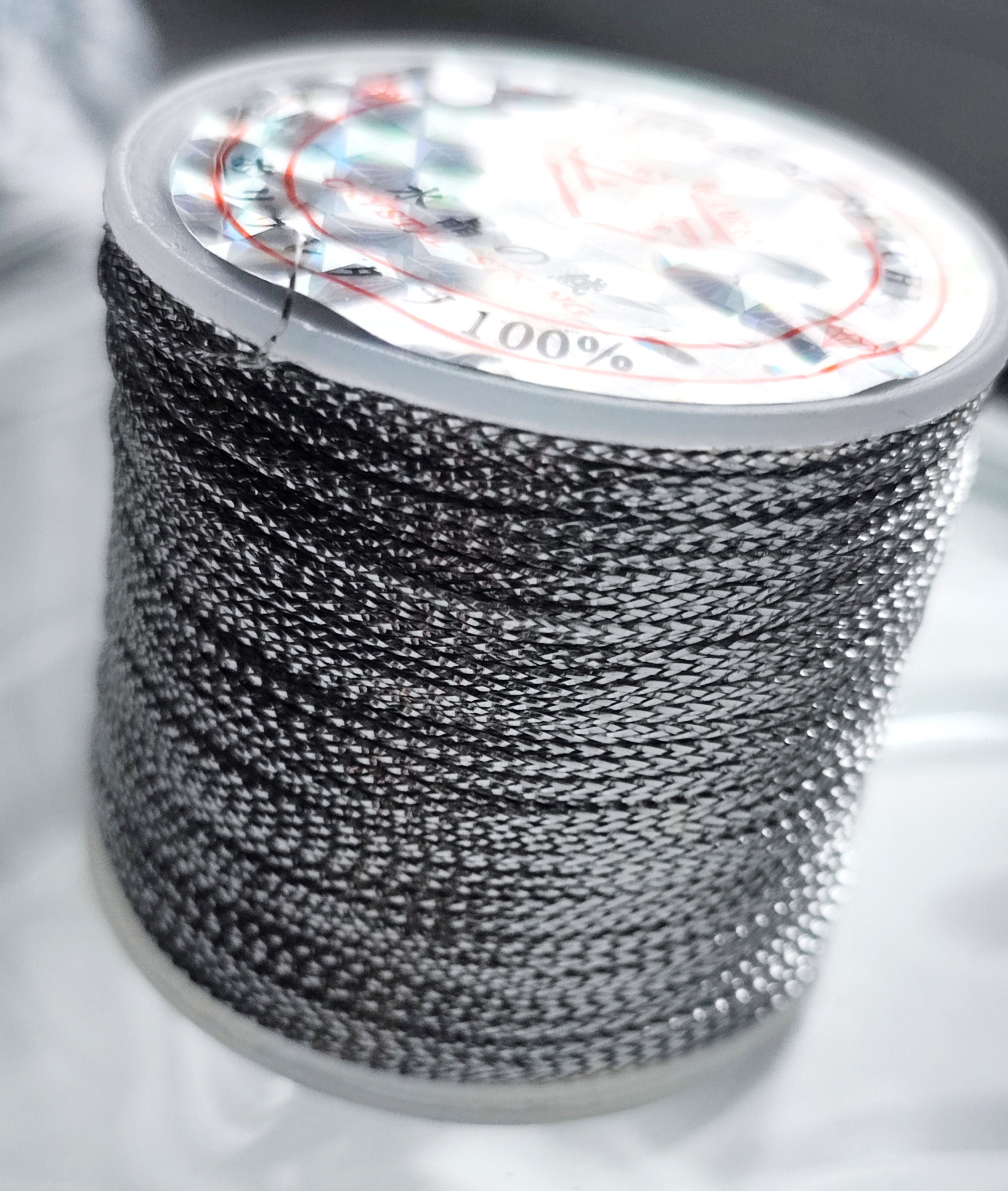 Silver Infused Threads Metallic Embroidery Thread in Silver Color Diameter 0.8mm per 100m - Etsy