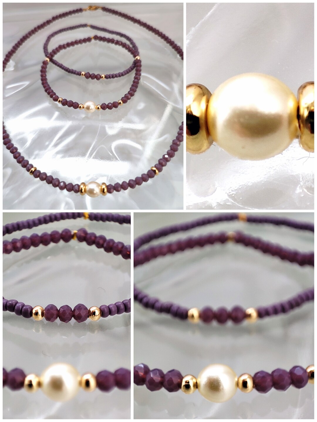 Ensemble collier ras du cou et bracelet en métal épais - Acheter ensemble ras du cou pour femme