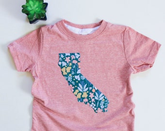 California Toddler T-shirt - California Toddler Gift - California Made Toddler - More Fabric Options Available