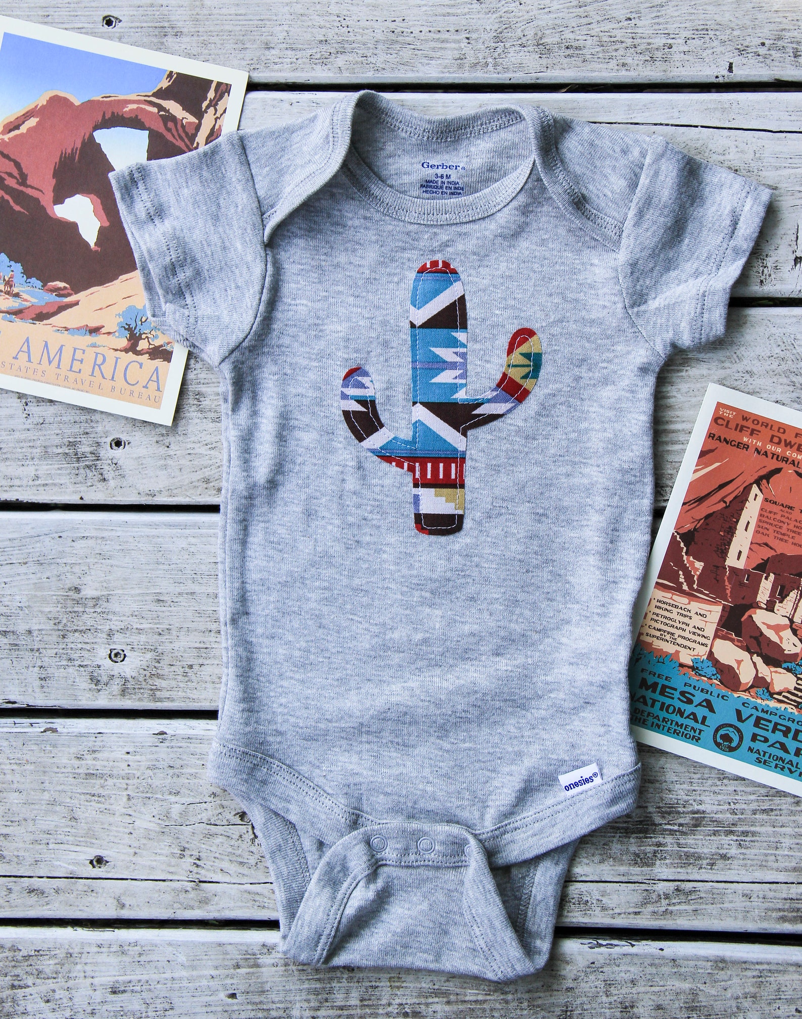 Cactus Onesie® Baby Shower Gift Boho Baby Onesie® Handmade Etsy