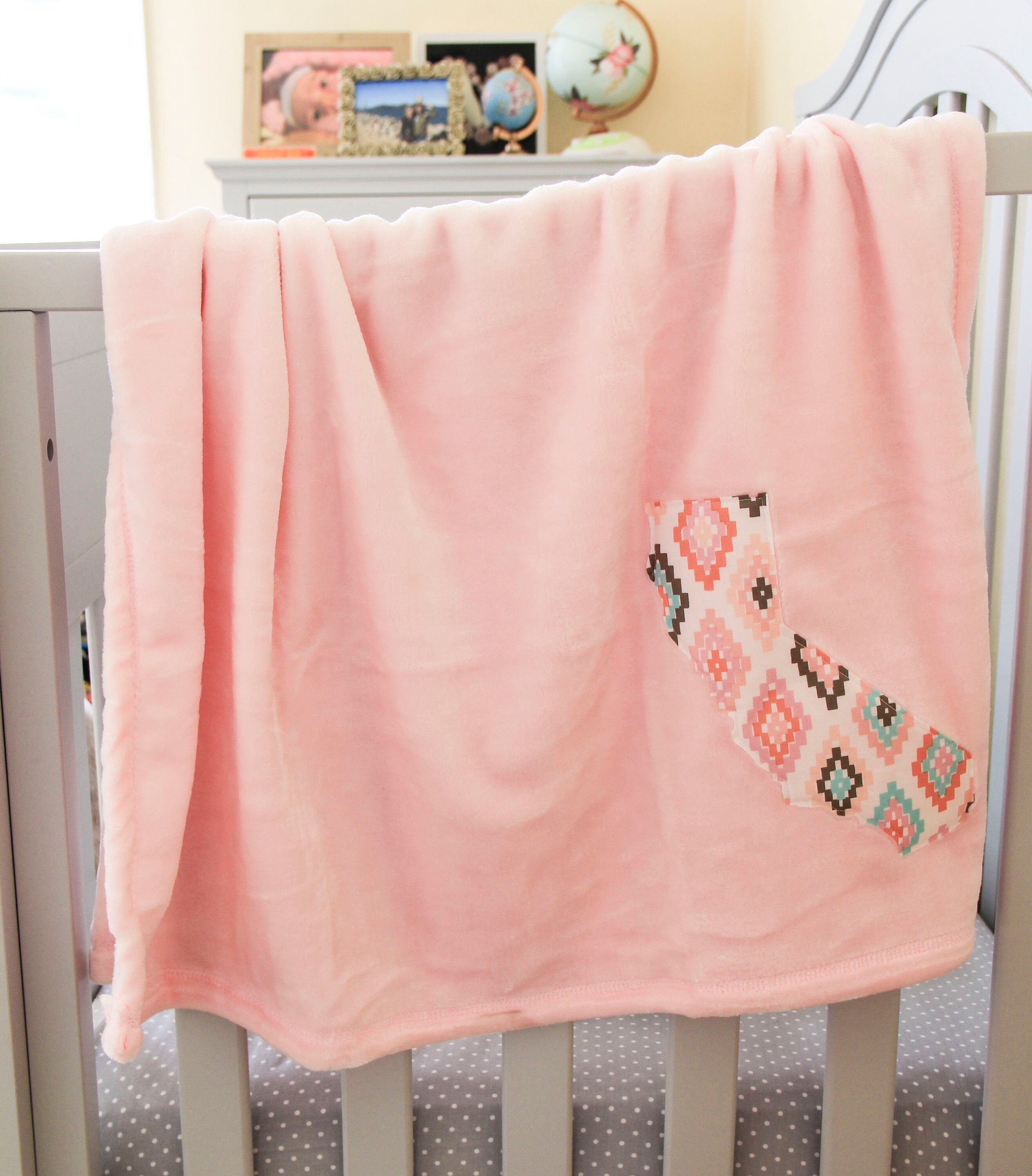 Dallas-Fort Worth Baby Blanket - Love Field Pink main image 1
