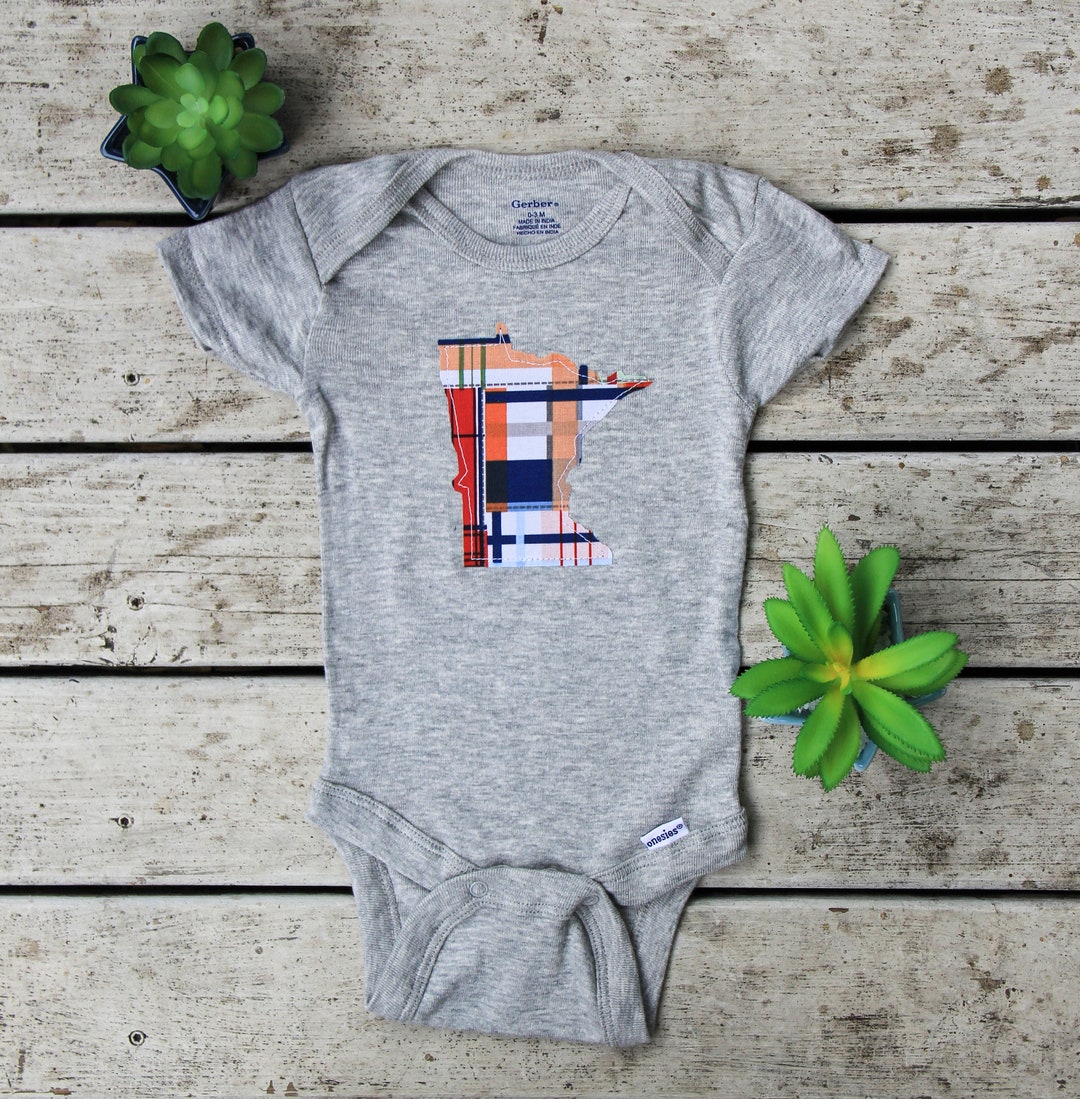 Minnesota Onesie® Baby Shower Gift - Minnesota Baby Boy - State Baby ...