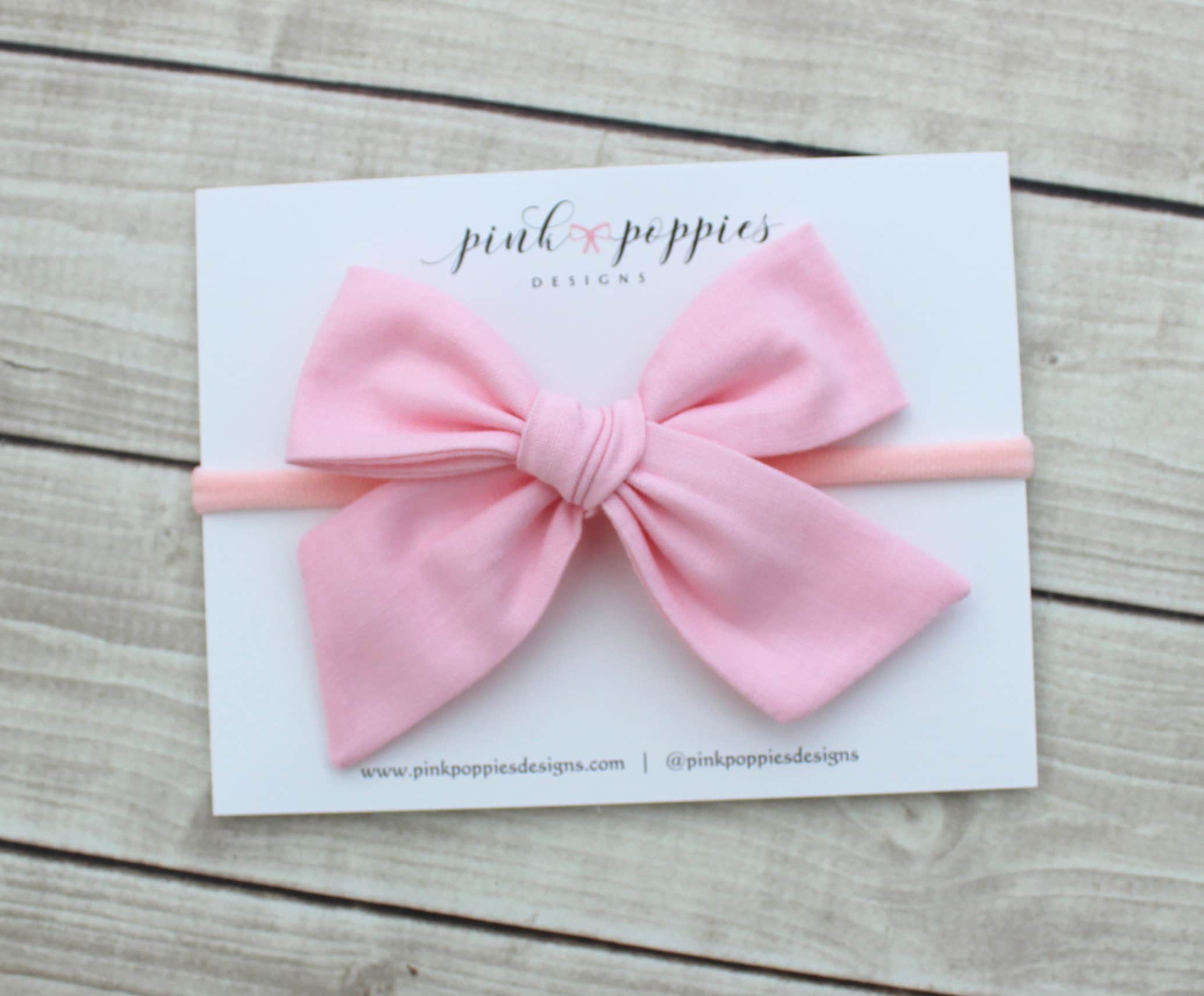 Pink Silk Tulle Small Bow – ALEXANDRAKING