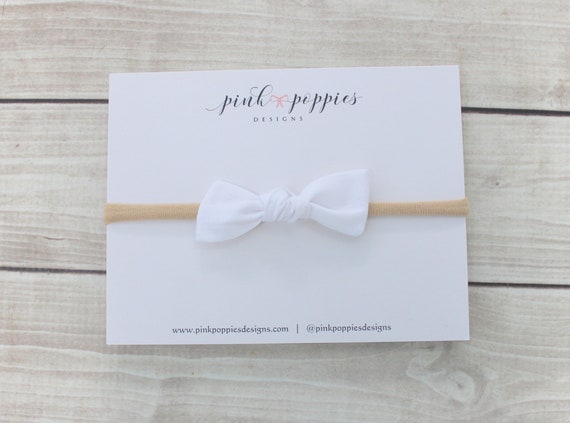 Classic White Knot Headband Classic White Knot Headband
