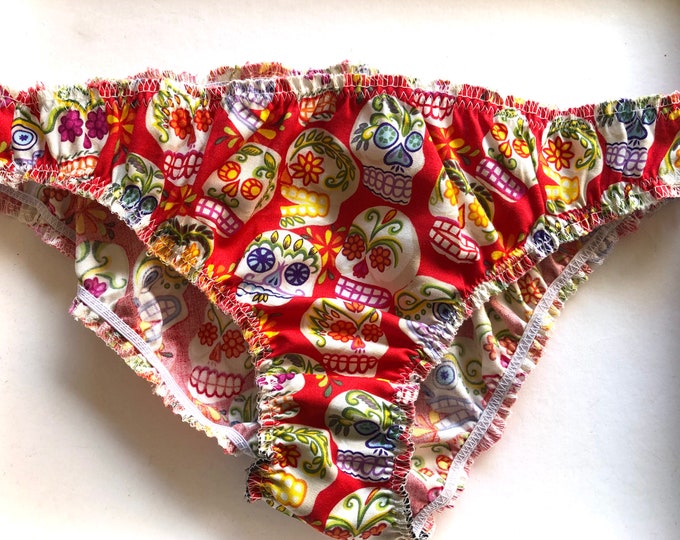Handmade Candy Skull Knickers/ Halloween Knickers / Candy Etsy UK