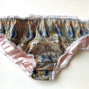 Handmade Liberty Print Cotton Knickers: Ianthe Lawn Underwear
