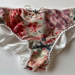Handmade vintage kimono knickers/ handmade panties /Silk knickers