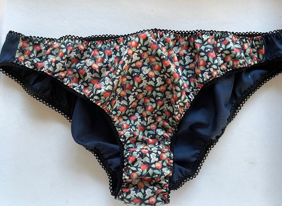 Liberty Print Knickers/ Handmade Panties/ Liberty Print Underwear/personalised  Underwear 