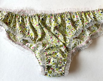 Liberty print knickers/ Handmade panties/ Liberty print underwear/Personalised underwear