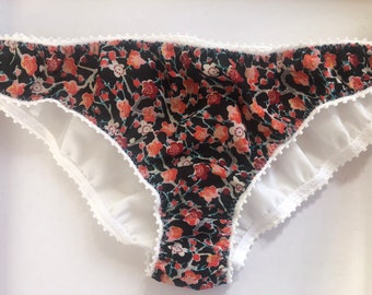 Handmade vintage kimono knickers/ handmade panties /Silk knickers