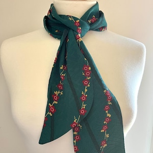 Japanese silk kimono fabric scarf/ Kimono scarf / Japanese Kimono scarf /Silk bandeau scarf