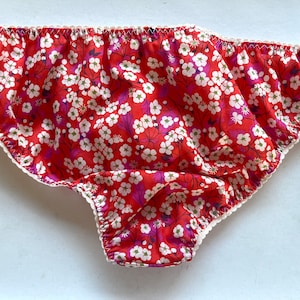 Liberty print knickers/ Handmade panties/ Liberty print underwear/Personalised underwear