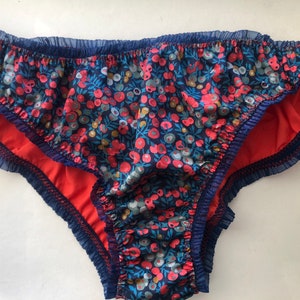 Liberty Print Cotton Knickers: Handmade Floral Underwear