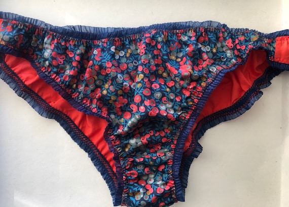 Liberty Print Knickers/ Handmade Panties/ Liberty Print Underwear/personalised  Underwear 