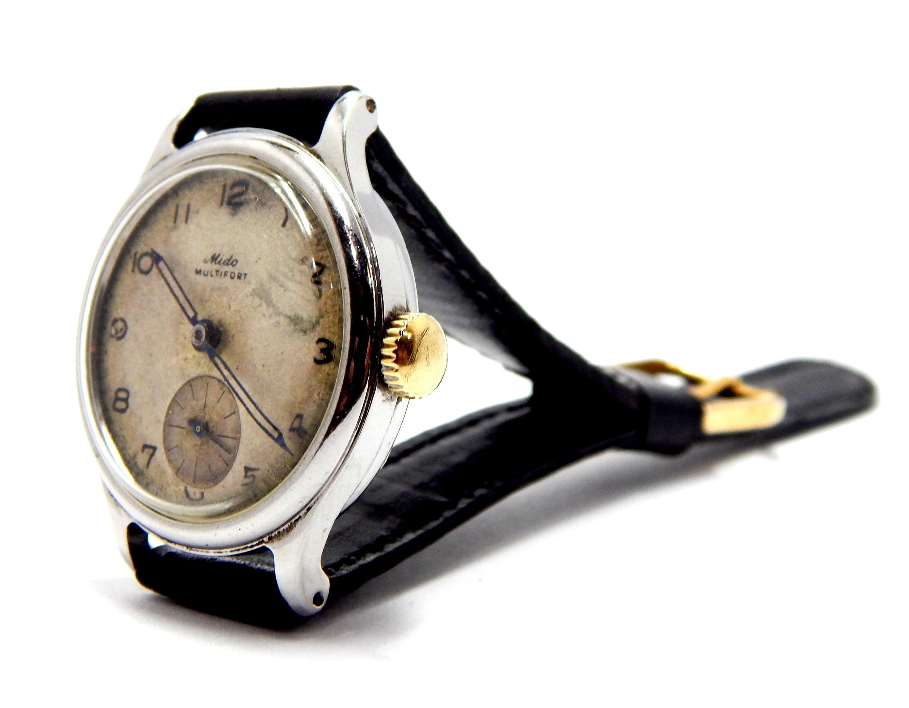 Watch MIDO Multifort, Hand Winding, Anti-choc, 15 Jewels, Case