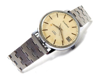 Montre Bracelet Ancienne C Cardinet – Mécanique, Remontage Manuel, Fonctionne, Femme