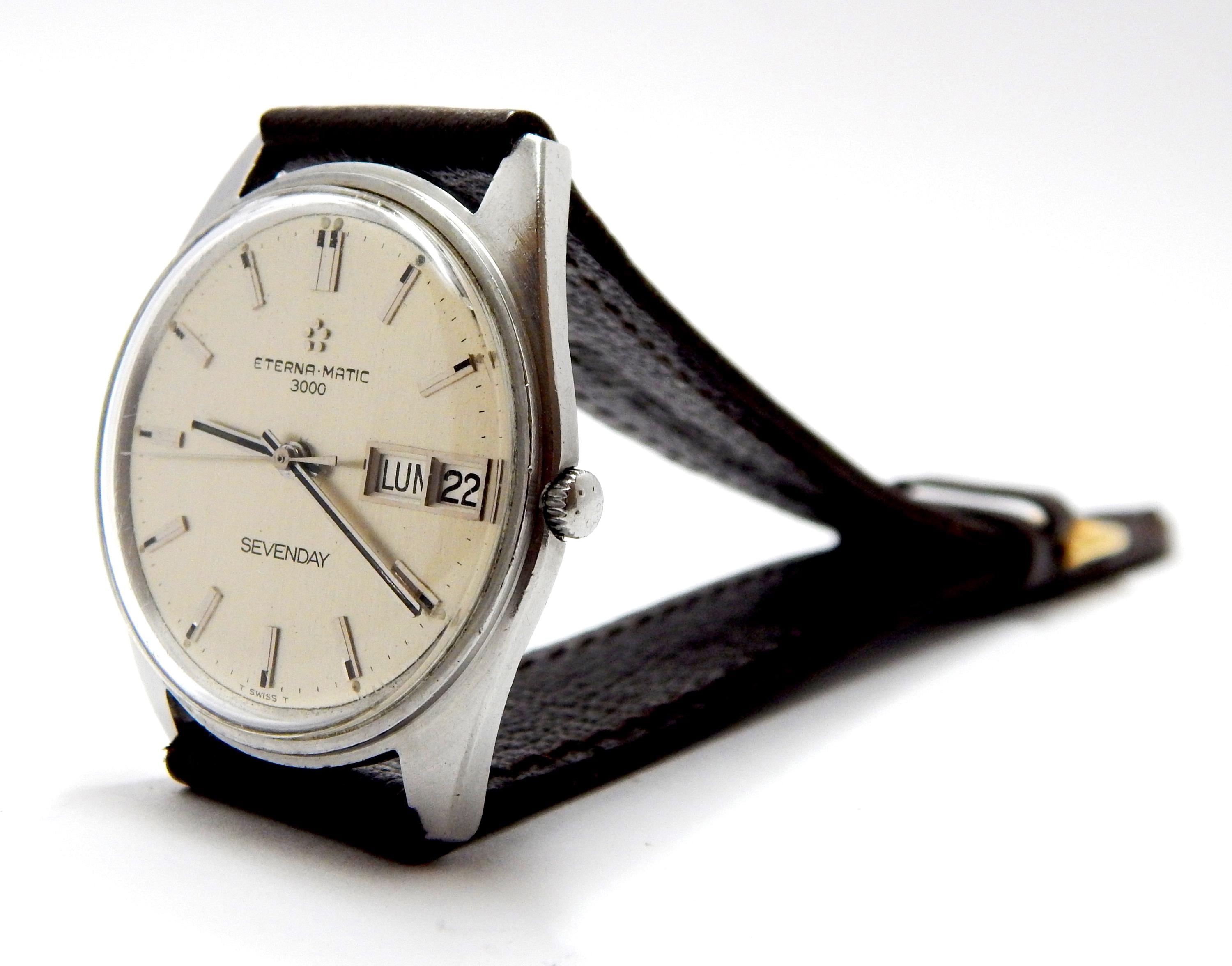 ETERNA-MATIC 3000、エテルナマティック セブンデイ、自動巻き、21石