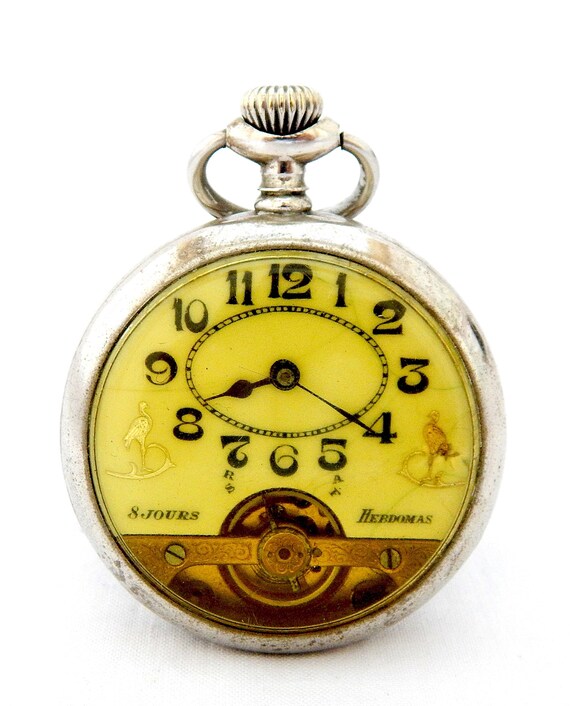 8 jours hebdomas pocket watch