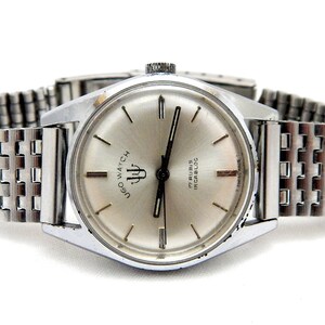 Watch Vintage, UGO WATCH, Watch Men, Hand Winding, Case Stainless Steel, 30mm, Circa 1970c, Gift Anniversary, Birthday, Watch Unisex VaN