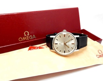 Watch OMEGA Geneve, Hand Winding, Ref 135.070, Case Steel, 35mm, Circa 1970, Watch Men, Gift Birthday, Anniversary Gift, Watch Working