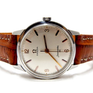 Vintage Watch OMEGA, Omega Seamaster, Wrist Watch, Hand Winding, Circa 1960, Case Stainless Steel, 35mm, Gift Birthday, Watch Unisex VaN