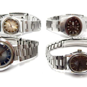 More Opportunities !!, Lot 4 Watches, Watches Vintage, Wrist Watch, Watches Mechanic & Automatic, Watch Ladie, Watch Unisex, All Working