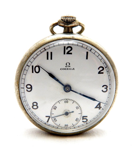 Antique Pocket, Watch OMEGA, Pocket Omega, Open Face,… Gem