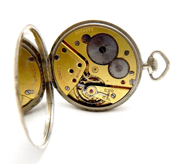 Antique Pocket, Watch OMEGA, Pocket Omega, Open Face,… Gem
