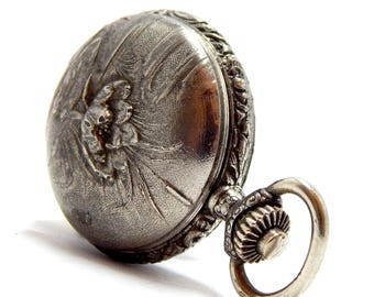 Pendentif Montre De Travail Vintage - Fait Main, Neuf Sans Étiquette