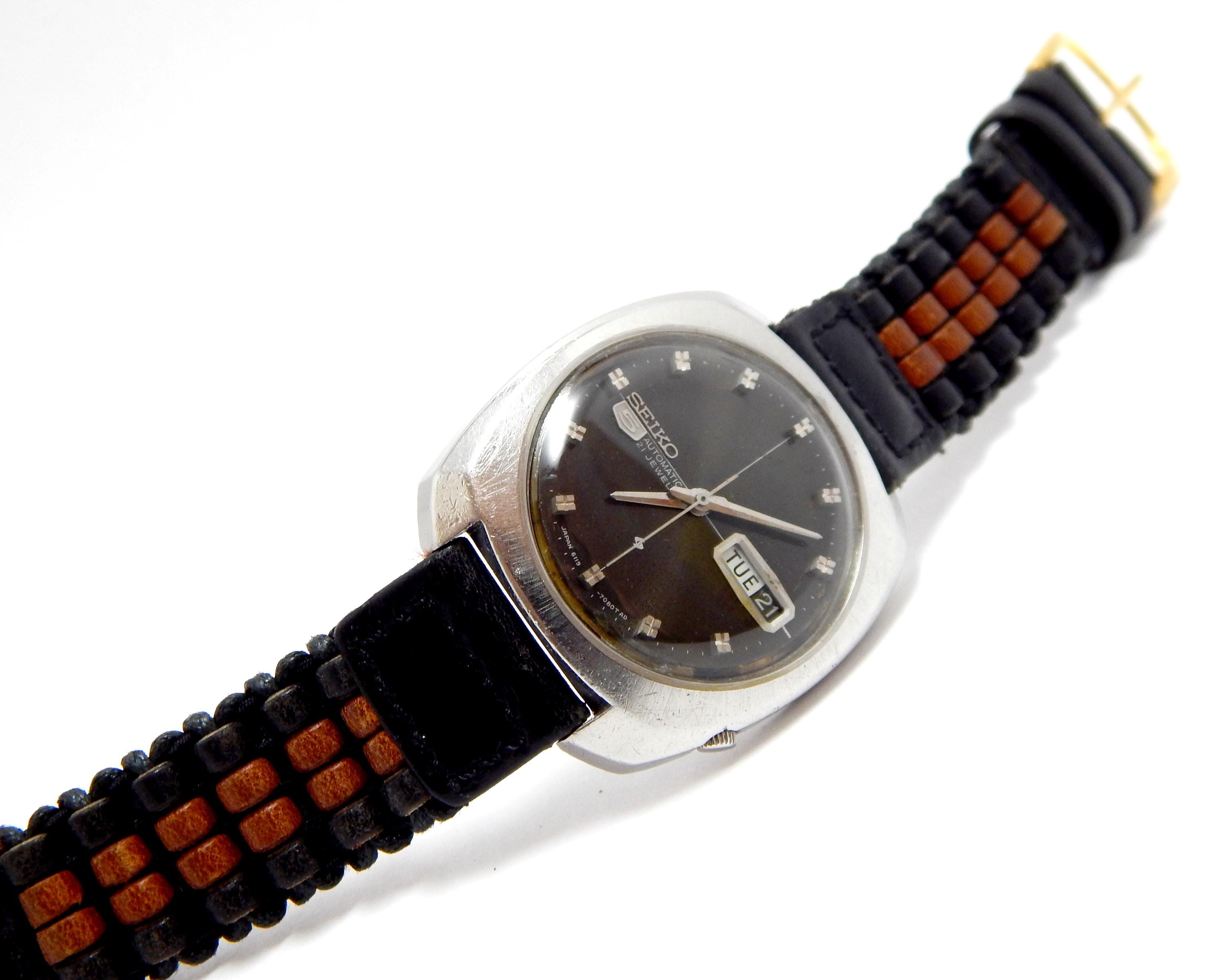 Watch SEIKO 5 Automatic, 21 Jewels, Ref 6119-7080, Case Stainless