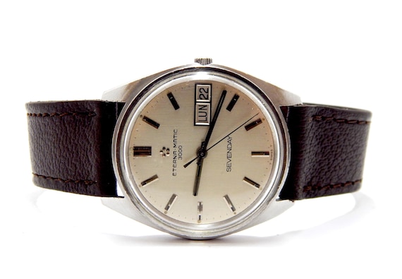 s*n様 ＜稼動品＞希少 ETERNA MATIC 3000 自動巻き時計 Watch ETERNA-MATIC 3000, Eterna Matic Sevenday, Watch Automatic
