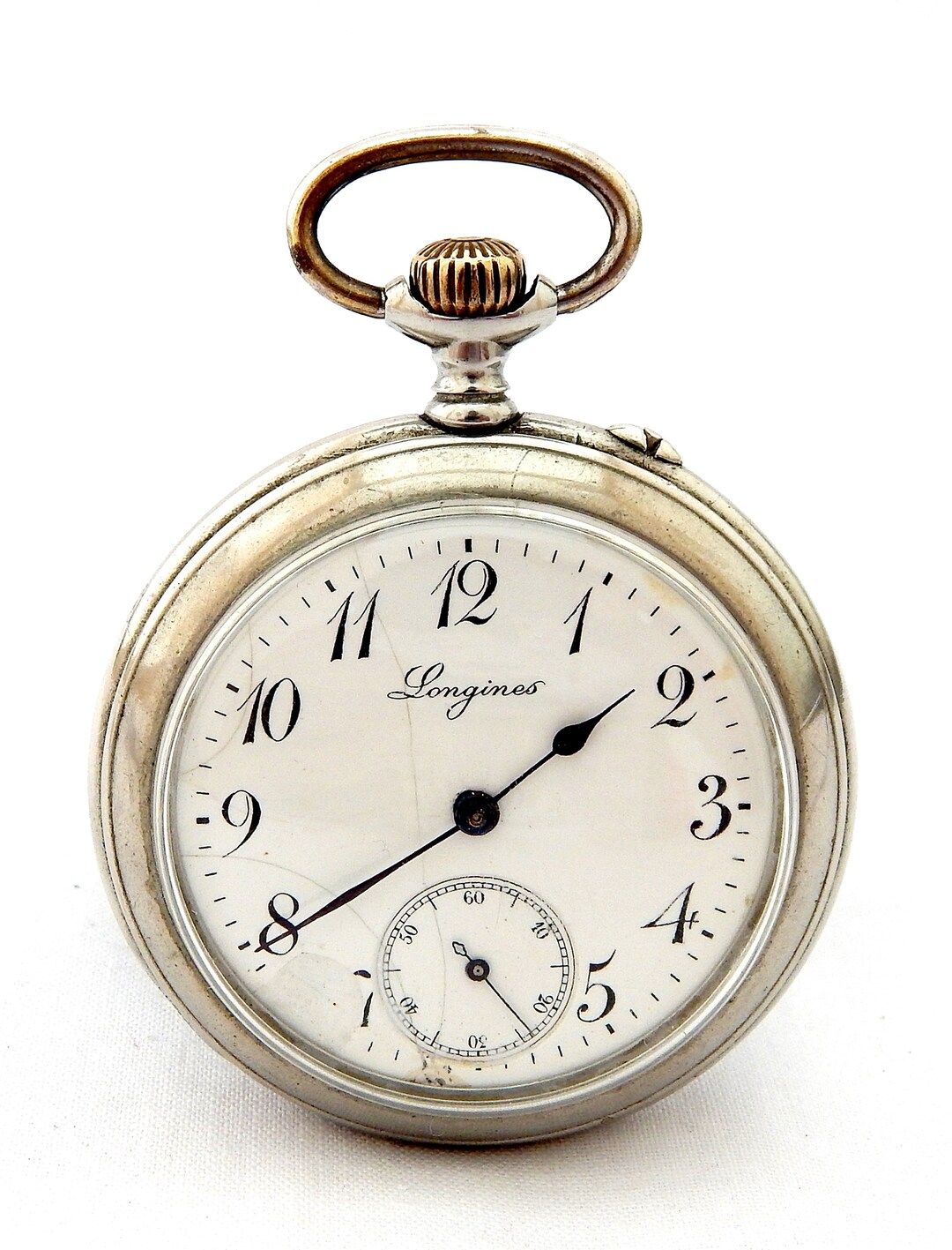 Watch LONGINES Antique Pocket Open Face Circa 1905 Dial Etsy